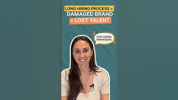 Long hiring process = damaged brand + lost talent