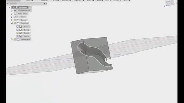 Autodesk Fusion 360 Tutorial.....How To Do Sweep Cut In Autodesk Fusion 360.