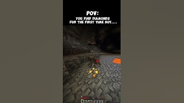 POV: You Find Diamond for the First Time... BUT   #shorts