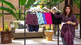 Lands' End Swim Skirt Swim Bottom with Attached Brief on QVC