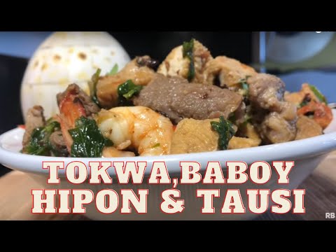 TOKWA BABOY HIPON BLACK BEANS AND KINCHAY