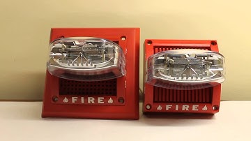 System Sensor SP1R2475ADA w/ System Sensor V4R2475ADA - Strobe Only