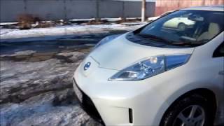 Nissan Leaf с солнечными панелями и доп батареей. Апгрейд по Приморски