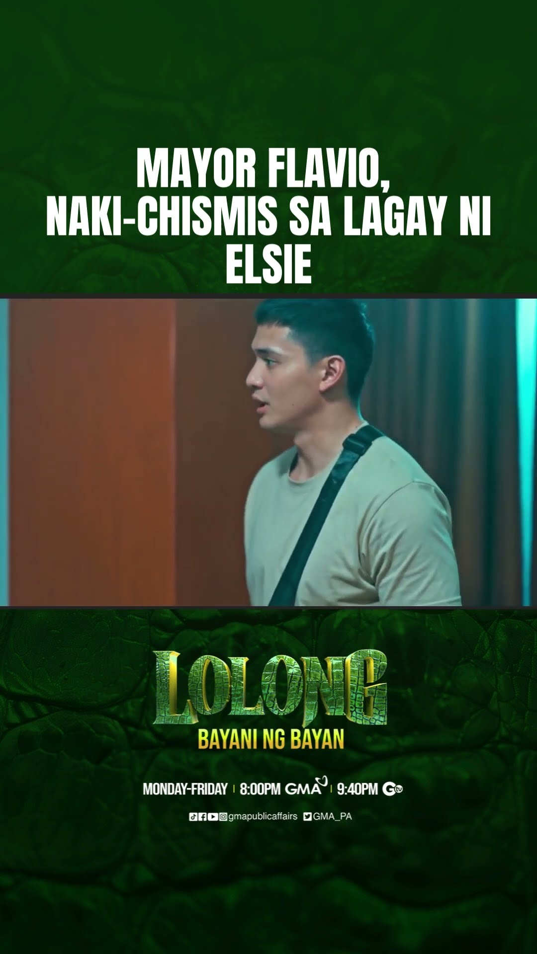 Mayor Flavio, naki-chismis sa lagay ni Elsie | Lolong 2