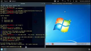 How to Hack Windows 7 with Powershell hta_server in Linux