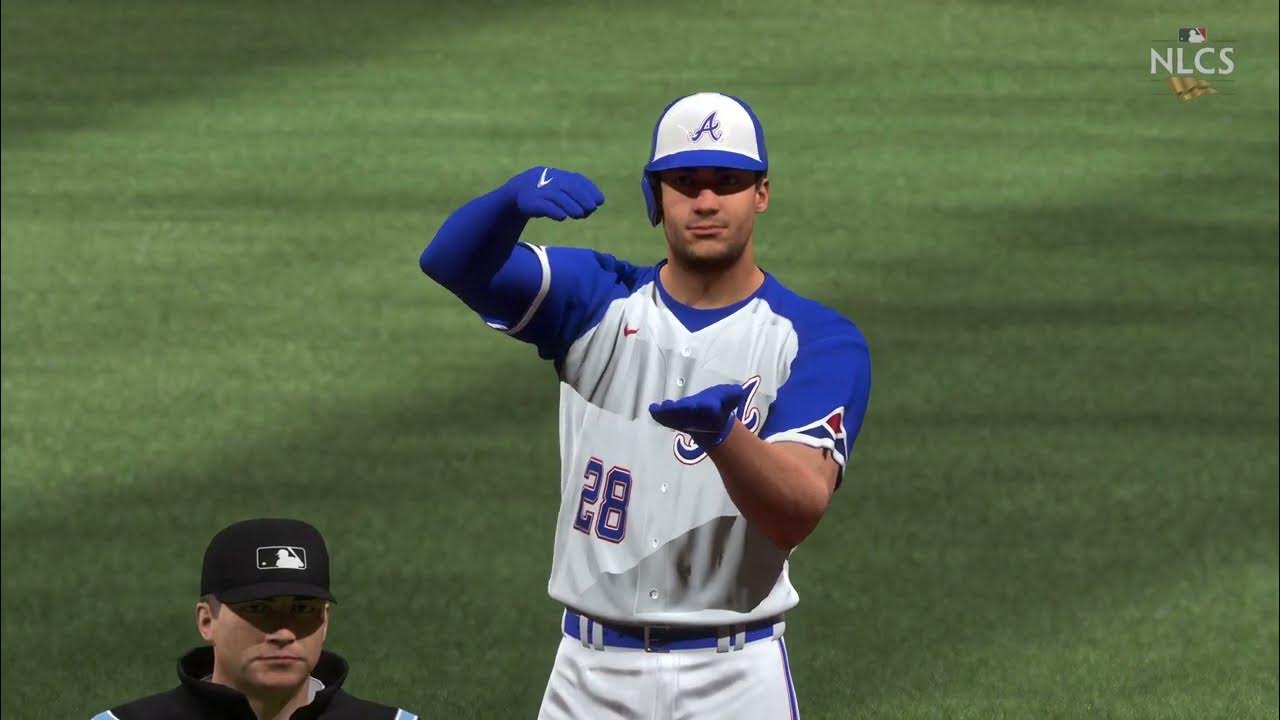 BRAVES OPEN THE 3RD WITH 5 HITS IN A ROW, SCORE 3 RUNS vs Dodgers (2025 NLCS Game 1) YouTube
