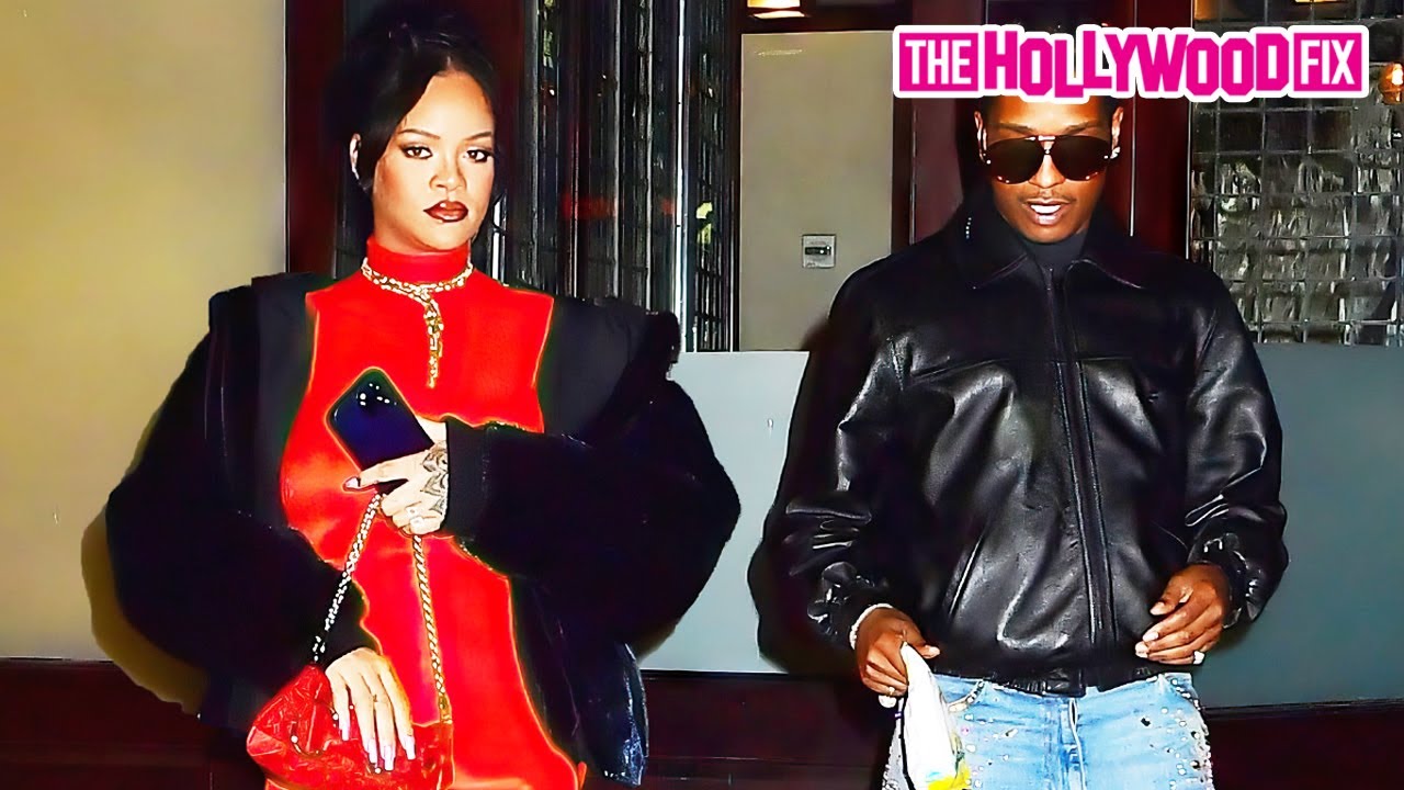 Rihanna & ASAP Rocky Enjoy Date Night Together Hitting Up A Party While Pregnant In Brooklyn, N.Y.