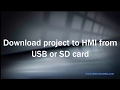 How to Download & Upload Projects with USB / SD Cards Weintek EasyBuilder Pro
