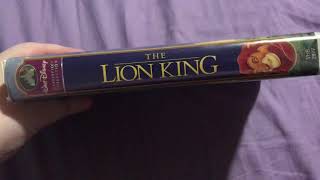 The Lion King 1994 Vhs Overview
