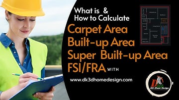 What is Carpet area ,Build up area ,Super Build up area & FSI & How Its Calculate (English)