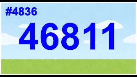 Count up 4801st to 4900th prime numbers! 1st channel.