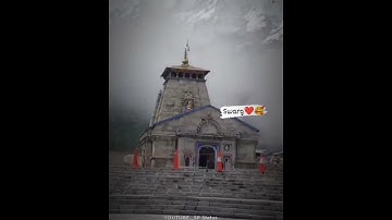 sari duniya se jeet ke main aaya hoon idhar kedarnath | Mahadev whatsapp status 🙏| #Shorts #temple
