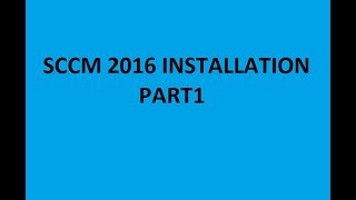 SCCM 2016 INSTALLATION PART1 | Installing Prerequisites for SCCM 2016