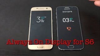 "Always on Display" Feature for Samsung Galaxy S6  & S6 Edge screenshot 5