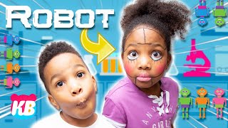 My Sister is a ROBOT | Kamdenboy & Kyraboo PRETEND PLAY