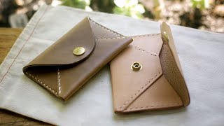 How to Make a Classic Leather Envelope Wallet (With Pattern!)