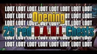 Borderlands 2 - Opening 25 level 14 red DAHL chests
