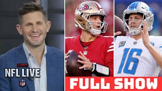 FULL NFL LIVE | 'The Lions and 49ers are rivals in NFC, Patriots are worst in AFC'  Dan Orlovsky