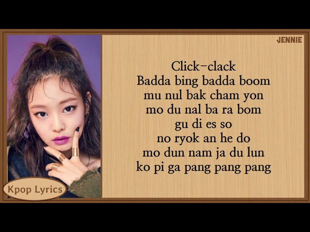 BLACKPINK BOOMBAYAH Easy Lyrics class=