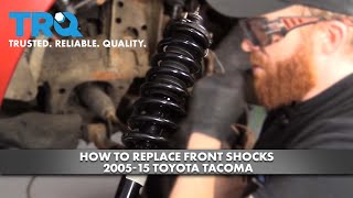 How to Replace Front Shocks 0515 Toyota Tacoma
