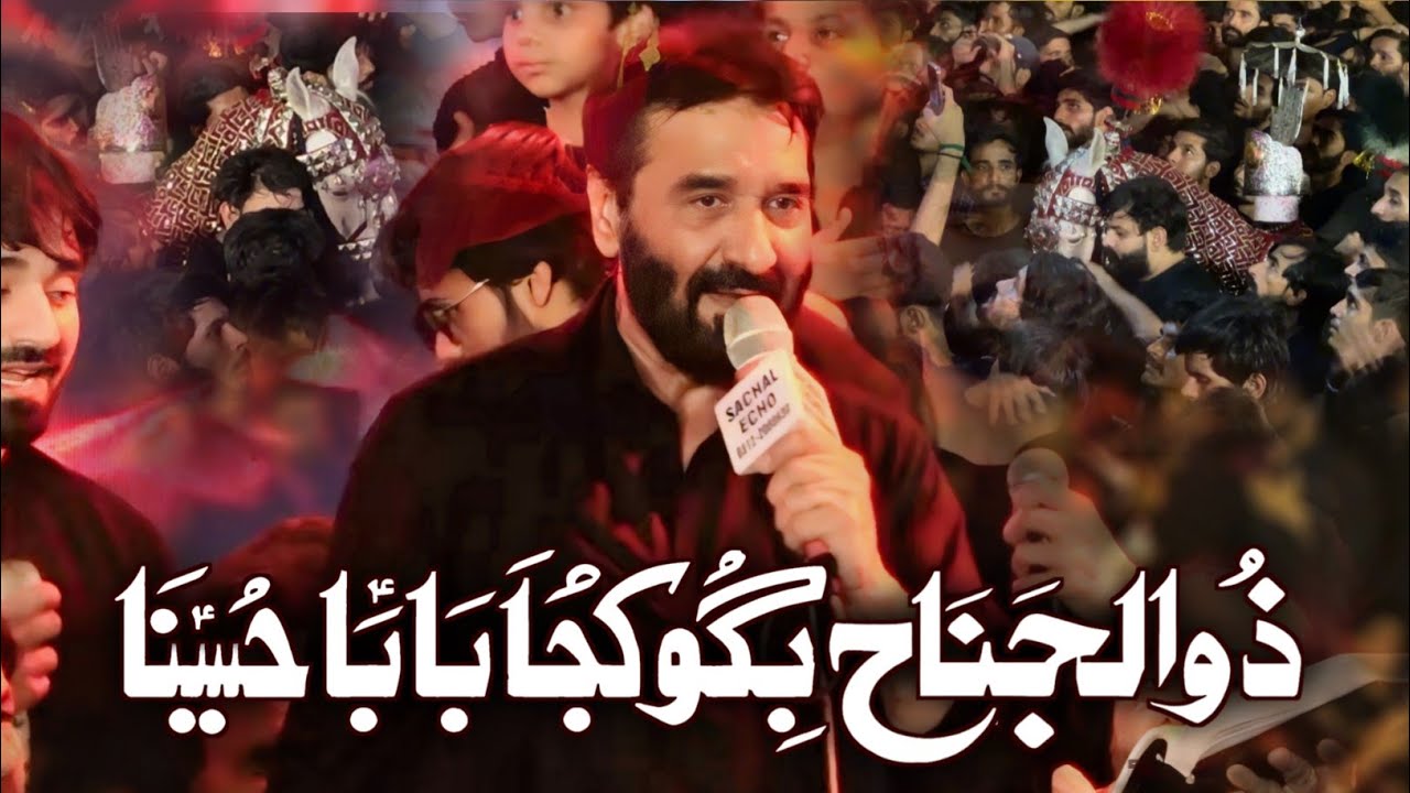 Zuljana Noha Nadeem Sarwar Live | Qadam Gah Mola Ali Hyderabad | 2025