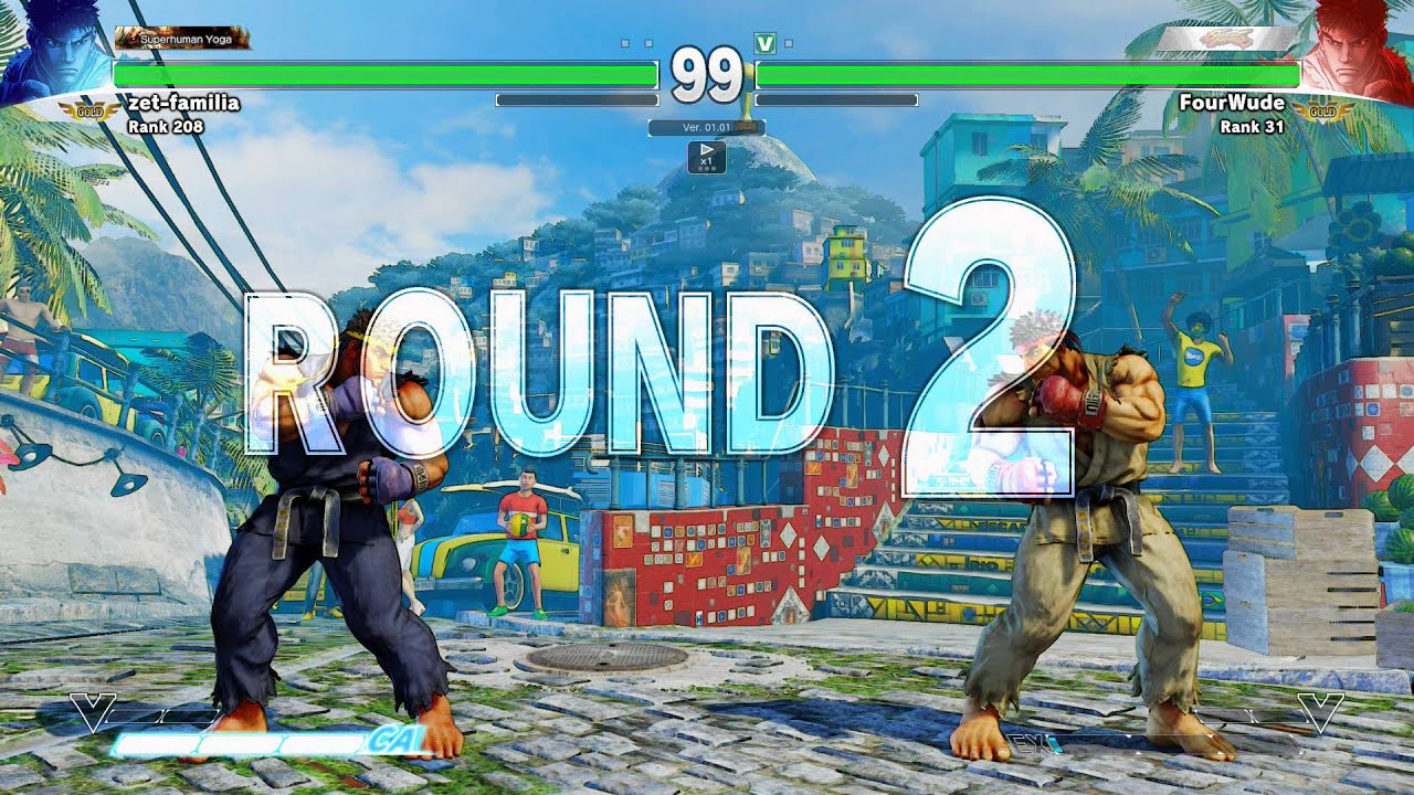 SFV~ Ryu (MCZ Tokido) vs. Ryu (FourWude) HD 19