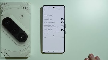 Nothing Phone 3a/3a Pro: Aanraaktrillingen (haptische feedback) in- en uitschakelen