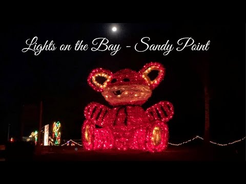 Video: Lights on the Bay i Sandy Point State Park