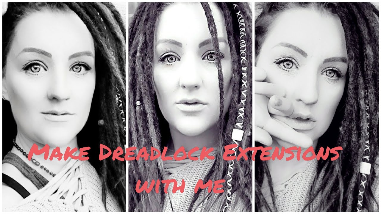 Making Human Hair Dreadlock Extensions