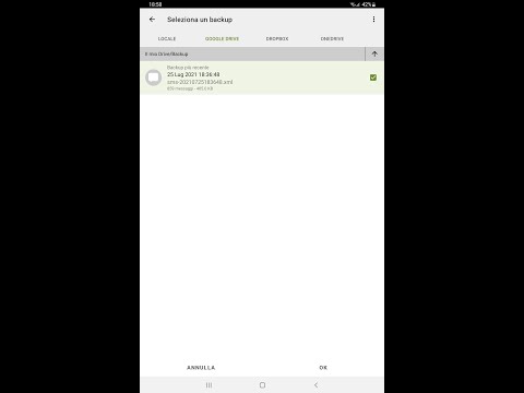 Come fare backup di sms da un cellulare Android all’altro