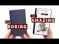 How to make your ugly book look gorgeous! Simple book cover DIY