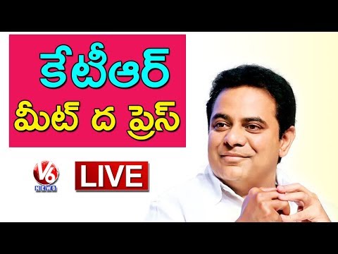 KTR Meet The Press LIVE | Somajiguda Press Club | V6 News KTR Meet The Press LIVE | Somajiguda Press Club | V6 News
