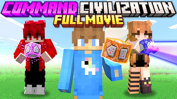 Minecraft, But I Survive in COMMAND Civilization [FULL MOVIE]