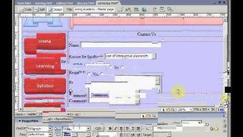 Create a feedback form in DreamWeaver
