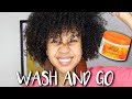 Wash and Go Tutorial: Cantu Coconut Curling Cream Review