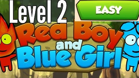 Red Boy And Blue Girl Level 2 Easy Mode In Forest Temple Maze Android Walkthrough