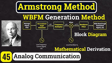 Armstrong Method of FM Generation | Indirect FM | Analog Communication Lecture