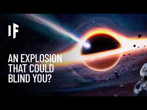 What If a Gamma-Ray Burst Hit a Black Hole?