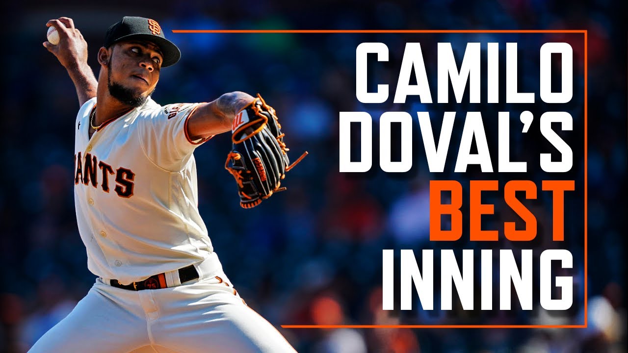 Camilo Doval's Best Inning Ever? | Strikes Out Side vs Atlanta Braves