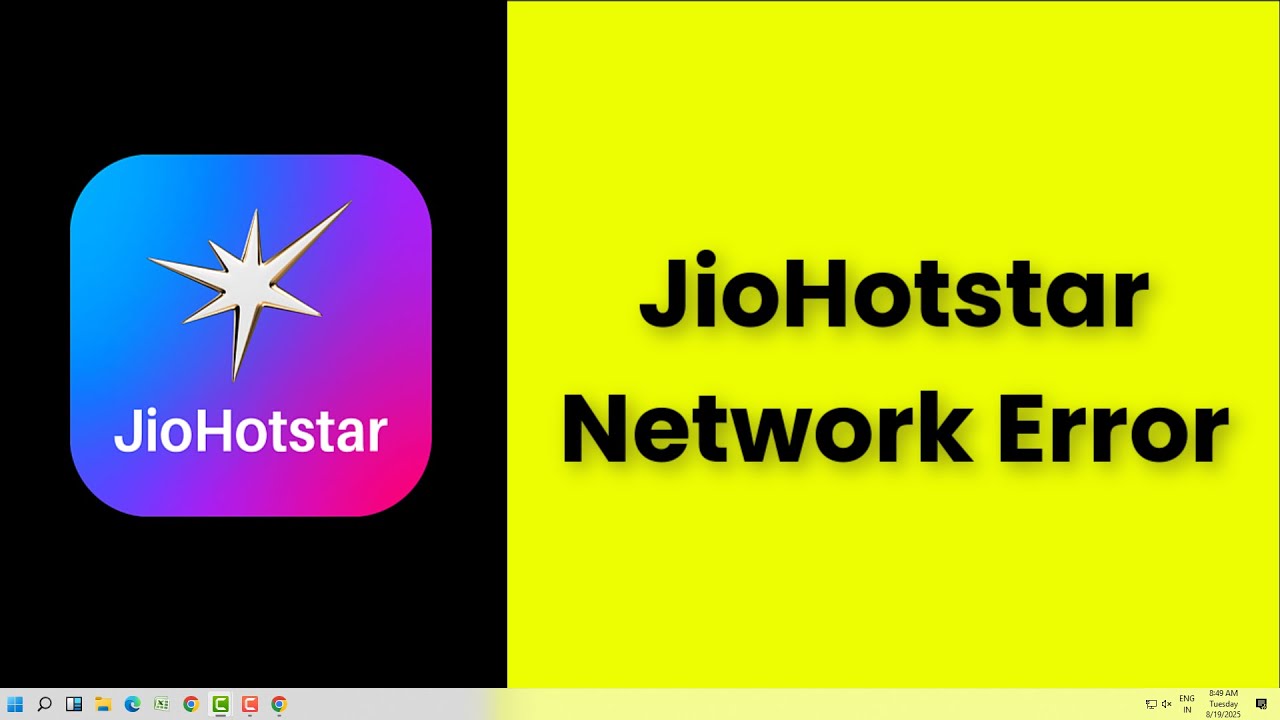 jiohotstar Network Connection Error