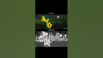 Render vs viewport butterfly Reconn 4D animation 🦋 #app #3d #render #diy #tutorial