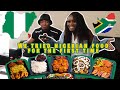 South Africans tries Nigerian food for the first time!