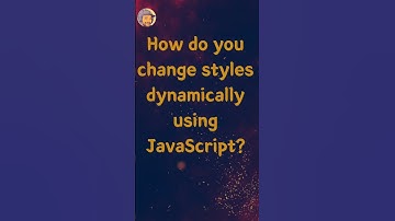 How do you change styles dynamically using JavaScript   #shorts #javascript