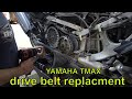 Drive belt replacment on the YAMAHA TMAX scooter