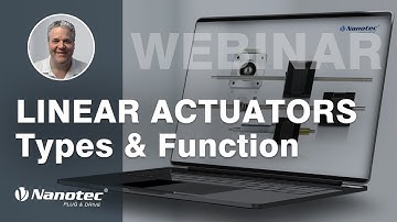 Linear Actuators: Captive, Non-captive, External - Nanotec