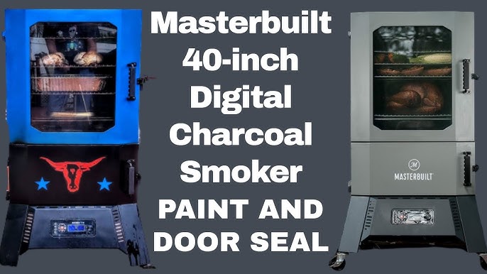 Masterbuilt 40 in. Digital Charcoal Smoker in Gray MB20060321