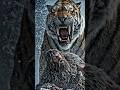 Caveman vs Tiger 🥶 One Strike Kill! (Ice Age Survival) #iceage #shorts #viralvideo #adventure