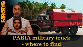 Where to find Paria military truck during Second Son mission | Far Cry 6