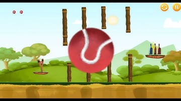 Bottle Shooting Game - Forest World - All Level Gameplay walkthrough part 1 - Knock down bottle.