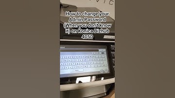 How to change your Admin Password (When you don